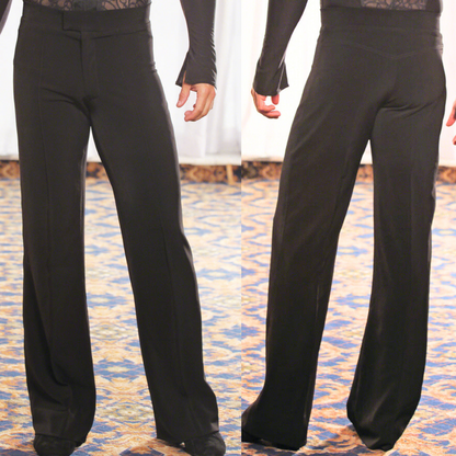 Men's Black Latin or Ballroom Pants by Dance America MP1_sale