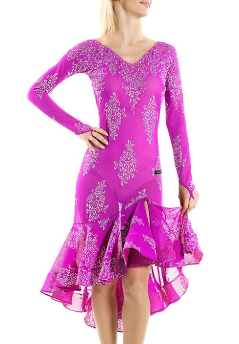 Victoria Blitz | KIM Shimmer Open Back Latin Practice Dress