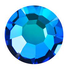Preciosa Crystal Flat Back Crystal Bermuda Blue