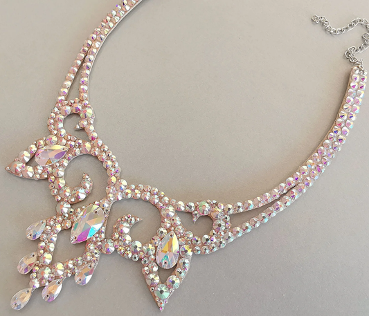 Necklace with Stones Side View