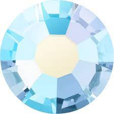 Preciosa Crystal Flat Back Light Sapphire AB and Light Sapphire