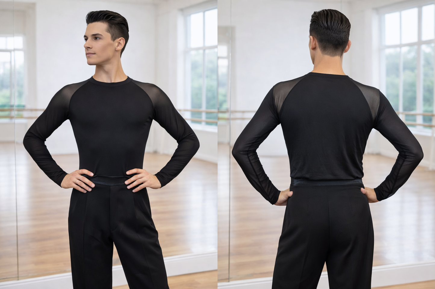 JERAVAE Long Sleeve Men's Shirt M059_Sale