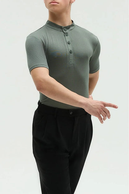 JERAVAE Men's Latin Shirt M130F