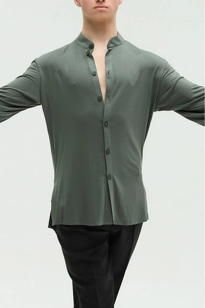 JERAVAE Men's Latin Shirt M131F