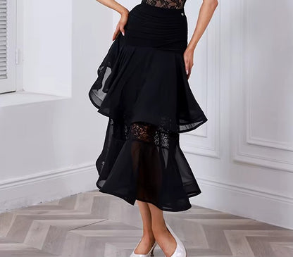 JERAVAE Ballroom Bodysuit and Skirt Pra 1609