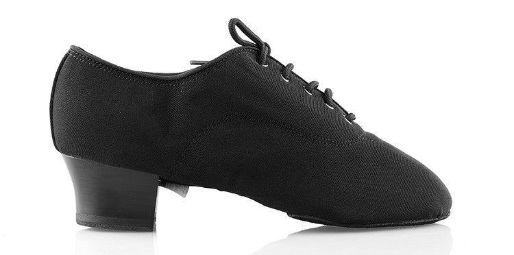 black canvas latin dance shoes for men