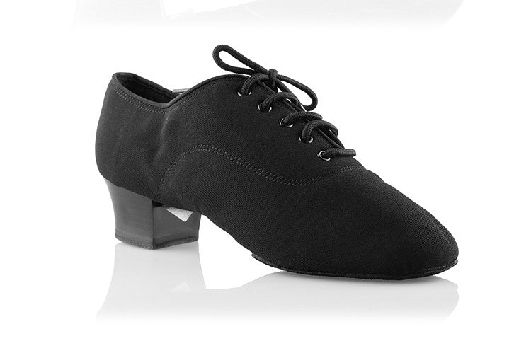 black canvas men's latin dance shoes