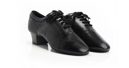 black latin dance shoe for men
