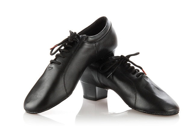 black ballroom dance shoe for men
