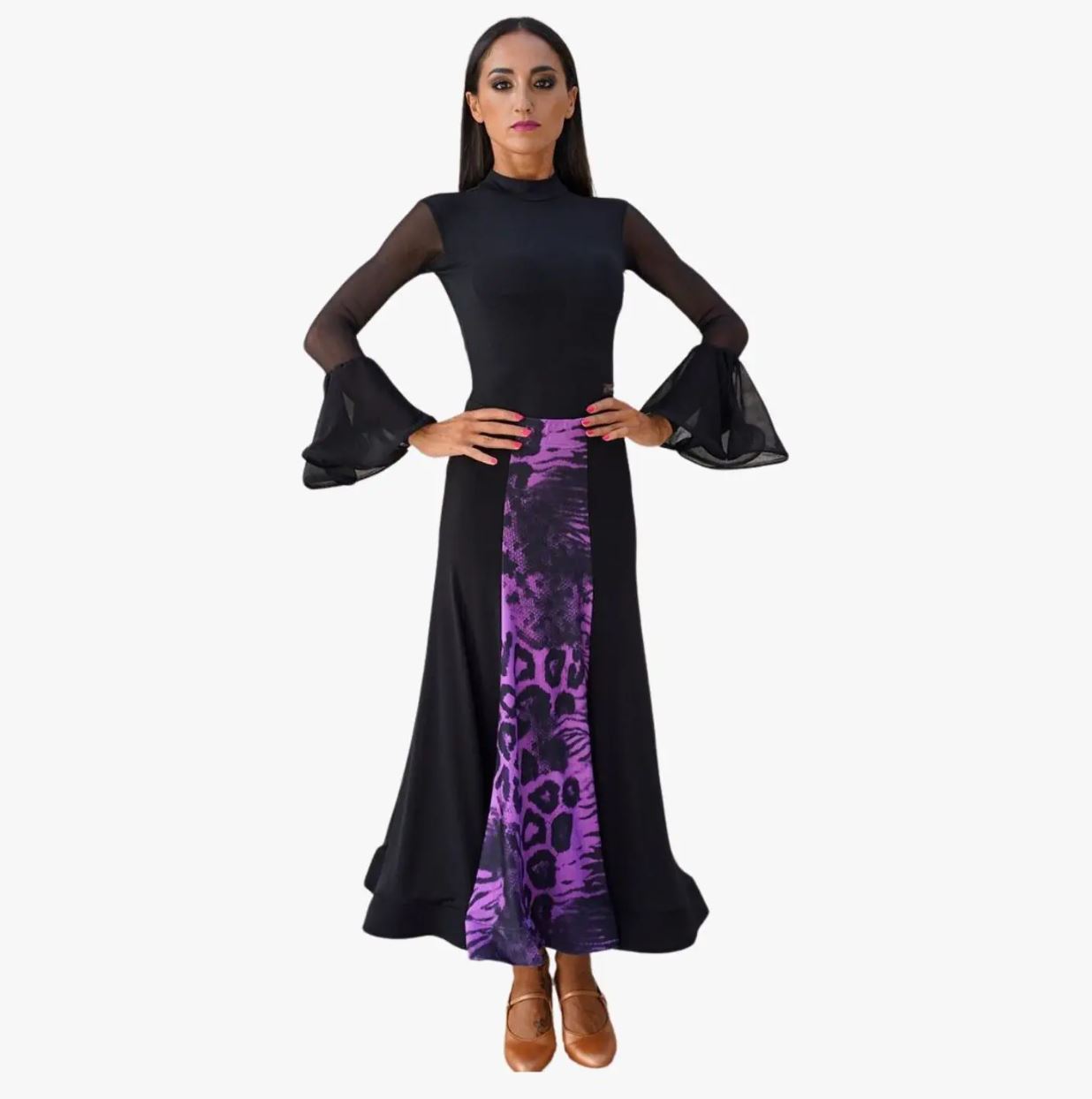 JERAVAE Ballroom Skirt Pra 1037_SALE