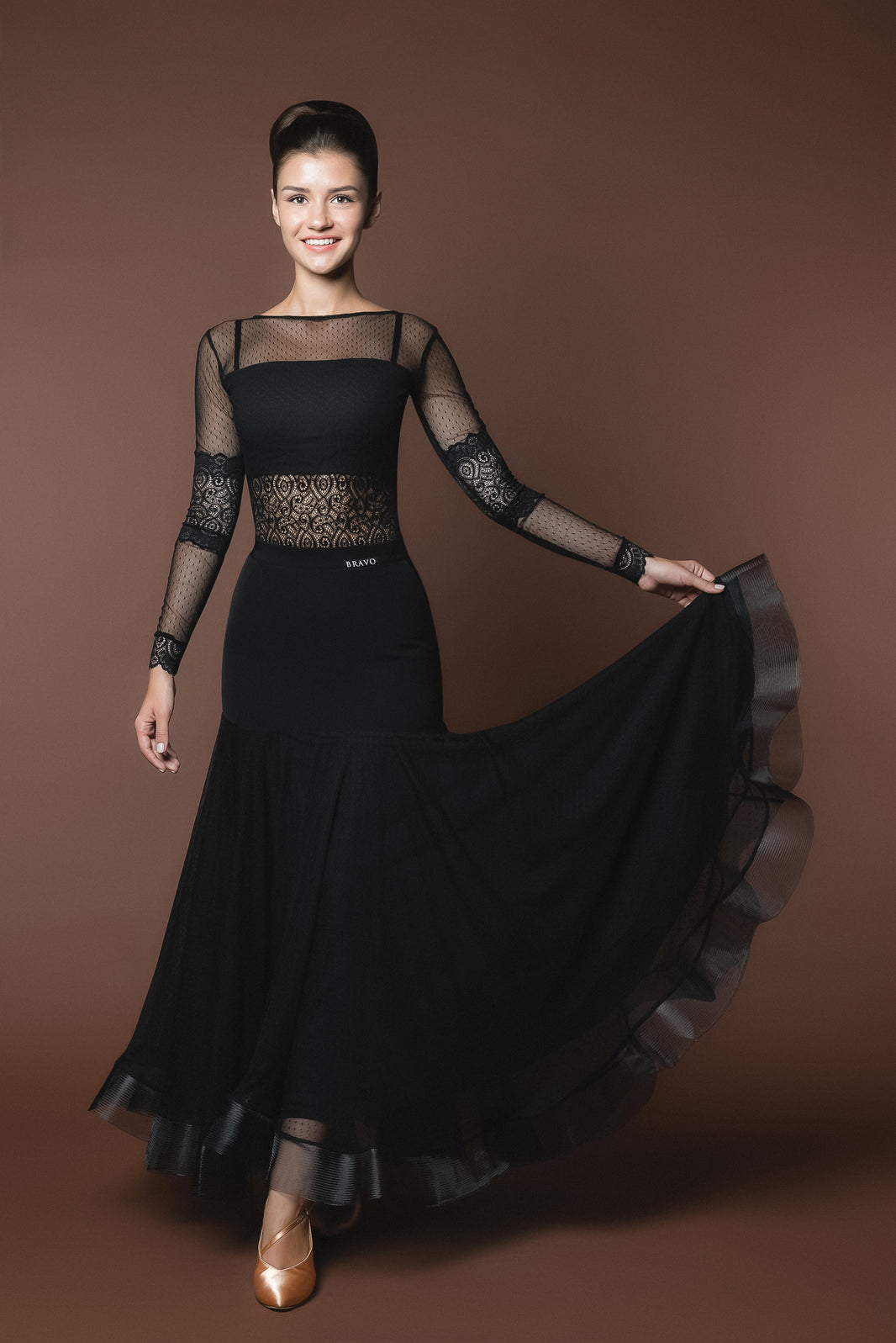 MF BALLROOM PRACTICE SKIRT - ADULT #MF136 main image 0