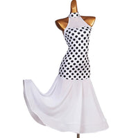 Darling Ballroom Dress with Removable Satin Belt, Wrapped Horsehair Hem, and High Neck Halter Collar Pra636