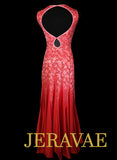 Fuschia Smooth Dress with Lace Bodice and Swarovski Stones Size Medium SMO082 SOLD