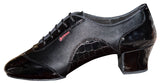 Aida Latin Shoe Designed For Stephano Di Filippo with Crocodile Patent Stefano 138T