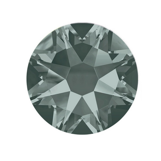 Swarovski Crystal Black Diamond Flatback Rhinestones in SS20 or SS16 (10 Gross 1440 Stones)