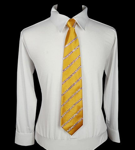Ballroom Tie with Double Repeating Stripe Tie003