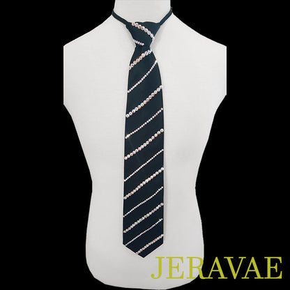 Ballroom Tie with Alternating Stripe Sizes Tie002