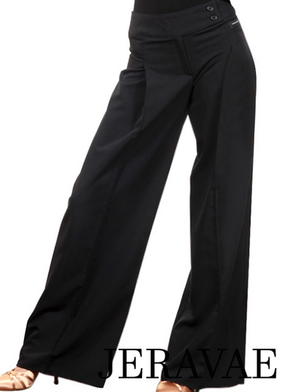 Victoria Blitz ST003 Women's Wide Leg Black Trouser Teaching or Practice Dance Pants PRA 889 in Stock