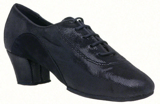 Dance Feel Ladies Practice Shoe with 1.5 Inch Cuban Heel F50