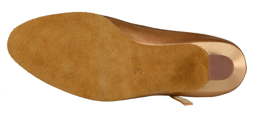 Suede sole of ballroom shoe for children
