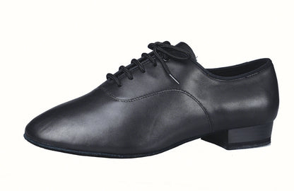 Dance America Men's Ballroom Shoe with Shock Absorbing Heel Manhattan