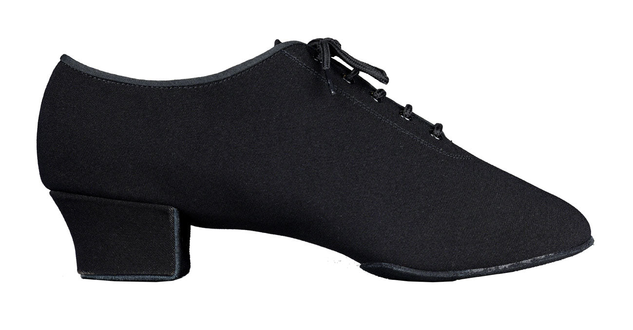 Men's black Latin dance shoe