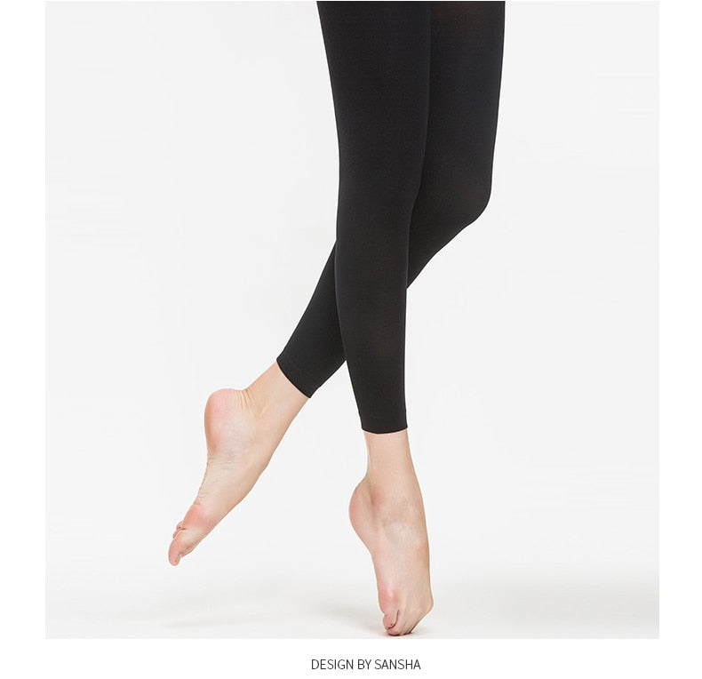 Sansha Footless Ballet Dance Tights, Great for Modern Available in  Black, Pink and White T87