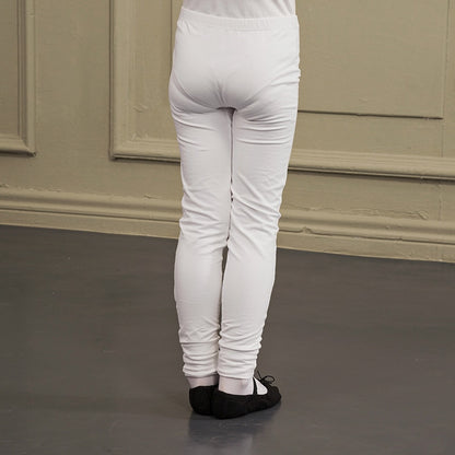 Eric Boys Sansha  Footless Dance Tights/Pants with Elastic Waistband  Available in White or Black