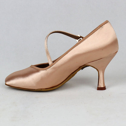 tan ballroom dance shoe