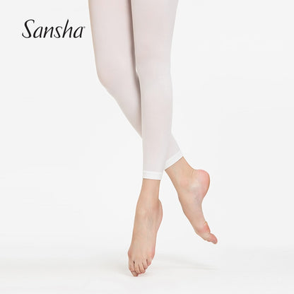 Sansha Footless Ballet Dance Tights, Great for Modern Available in  Black, Pink and White T87